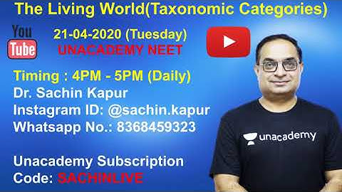 The Living World (Taxonomic Categories)