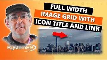Divi Theme Full Width Image Grid With Icon Title And Link 👍👈👍