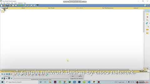 Simple Cisco network design by Cisco packet tracer| Jubaer Learning Tech