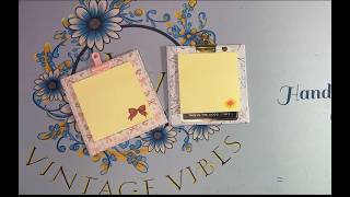 FUNDAY MONDAY #6/SUPER CUTE POST IT NOTE HOLDER/QUICK & EASY TUTORIAL/SNEAK PEEK AT END OF VIDEO...
HI CRAFTY FRIENDS! THANK YOU ALL FOR STOPPING BY TODAY!
IN THIS VIDEO:
I WILL DO A WALKTHROUGH OF THE ONE I MADE AND I WILL DO A TUTORIAL WITH YOU ON CAMERA.
STAY TUNED ALSO AT THE END OF THE VIDEO I WILL SHOW YOU A SNEAK PEEK OF THE FUNDAY MONDAYS ITEM THAT WE WILL BE MAKING ON 6/15/26.
ITEMS I MENTIONED:
AMAZON:
CHIPBOARD 50 PT: https://www.amazon.com/dp/B0CJRQBRKS?ref=ppx_yo2ov_dt_b_fed_asin_title&th=1
SCOR TAPE: https://www.amazon.com/dp/B074ZWSTWN?ref=ppx_yo2ov_dt_b_fed_asin_title
HOBBY LOBBY:
6X6 PAPER PAD PAPER STUDIO (COQUETTE)
STICKER BOOK: AGENDA 52 (ROMANTIC BOWS) FUNDAY MONDAY #6/SUPER CUTE POST IT NOTE HOLDER/QUICK & EASY TUTORIAL/SNEAK PEEK AT END OF VIDEO...