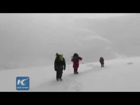 Avalanche on Mount Annapurna, Nepal