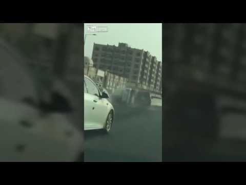Road rage ends badly for both drivers involved!