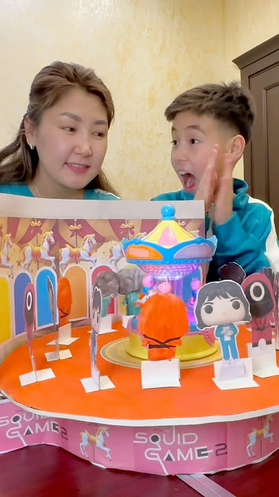 They made a Carousel out of a SQUID GAME 😱😍🥰🥳🦑 #squidgame2