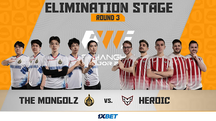 THE MONGOLZ vs HEROIC - PWE Shanghai Major 2024 - Elimination stage - Day 2 - MN cast