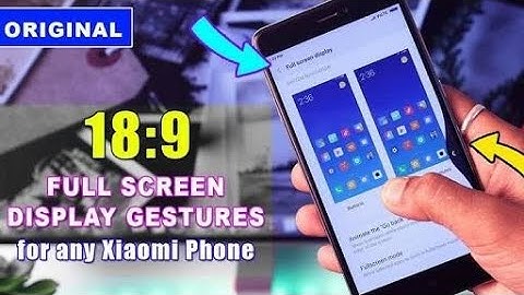 XIAOMI REDMI full screen mode (ALL MODELS) 2020
