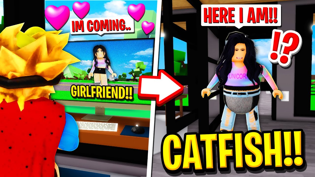 My Online Girlfriend was secretly a CATFISH in Roblox BROOKHAVEN RP!!
