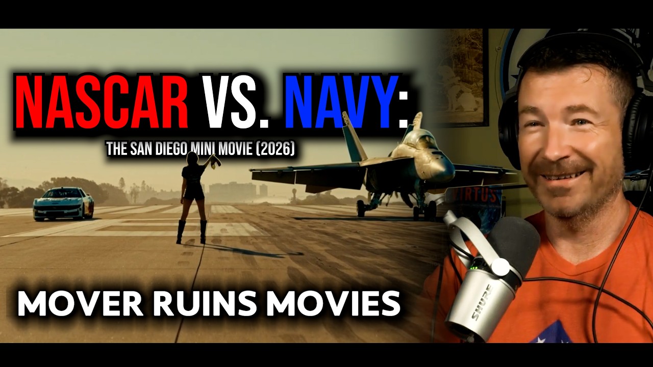 Fighter Pilot Reacts to NASCAR vs NAVY on AMAZON PRIME (Mover Ruins Movies)