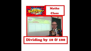 ÷ by 10 and 100 - Kapow Wow Maths!