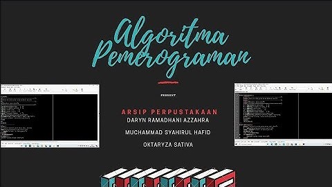 ARSIP PERPUSTAKAAN - ALGORITMA PEMEROGRAMAN