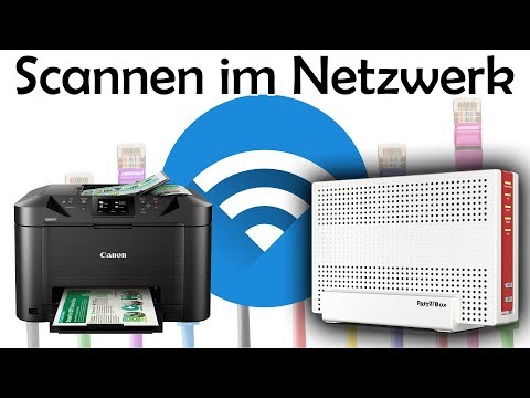 Anleitung: auf Netzwerkordner Scannen (Canon & AVM Fritz!Box)