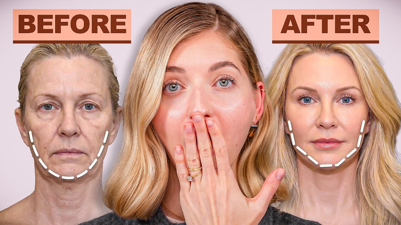 Я в шоке! Нажмите именно на эту точку жевательной мышцы, чтобы подтянуть ВСЁ лицо! 😮✨