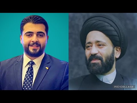 لقاء القيادي الشبابي فهد زيباري والسيد علي الطالقاني في البصرة لتقوية الاواصر بين اطياف شعب العراق