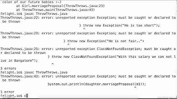 Exception Handling Part 8 - Checked Exceptions and unchecked exceptions in Java | FULL HD 1080p