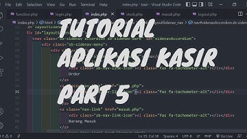 Tutorial Aplikasi Kasir PHP dan MySQL | Part 5