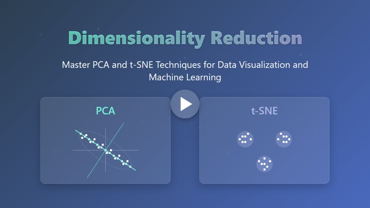 Dimensionality Reduction Explained: PCA & t-SNE for Beginners! - YouTube