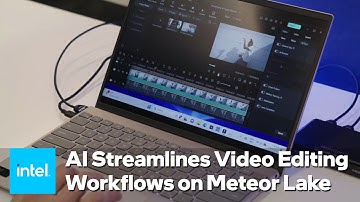 AI-Accelerated Wondershare Video Editing Demo on Intel Core Ultra | Talking Tech | Intel Technology