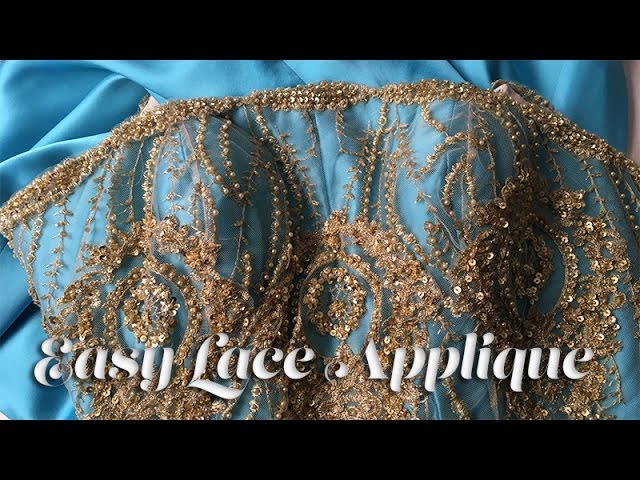 How to Sew a Rhinestone Applique Tutorial For Beginners - Melly Sews