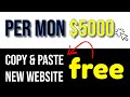 EARN $5000+ PER MONTH COPY & PASTE FOR FREE | Zero Investment | #makemoneyonline