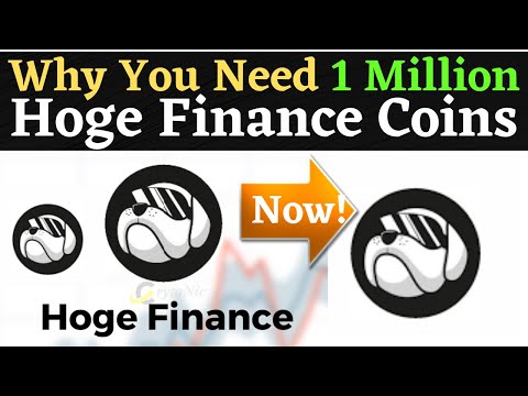 Why You Need 1 Million Hoge Finance Coins| 2022-2025 Prediction