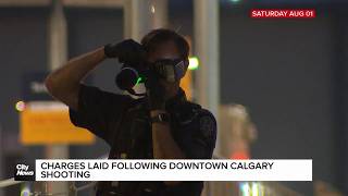 Charges laid following downtown Calgary shooting