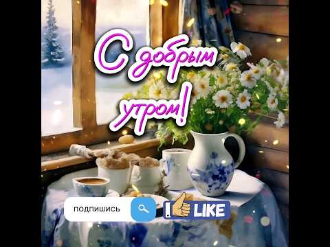 С добрым утром, прекрасные пожелания.