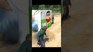 Shinchan 🤣 Container Stoled By Ballu 😱 #bommalu #shinchan #gta5telugu #Tejaplayz