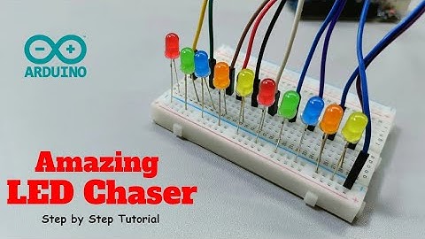 LED Chaser Circuit using Arduino UNO