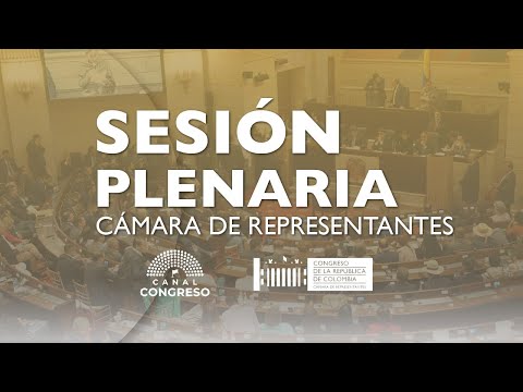 Plenaria Cámara de Representantes: Proyectos de Ley - 10/10/2023