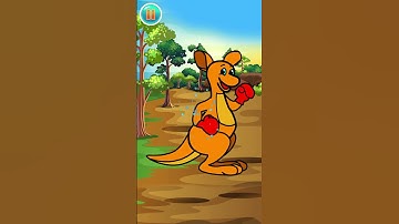 🔢 Counting Numbers & Tracing 🖌️ | KANGAROO 🦘 #ytshorts #shorts