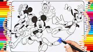 Mickey Mouse and Friends Coloring Pages CM