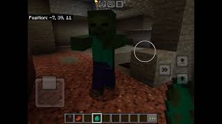 Spawning Zombies in cave in #minecraft