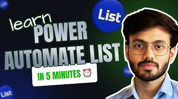 Learn Data Type: List in Microsoft Power Automate Cloud | Quick 5-Minute Tutorial for Beginners