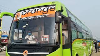 ORANGE TRAVELS VOLVO B11R CELESTE SLEEPER BUS INTERIOR VIEW AC 2+1 screenshot 5