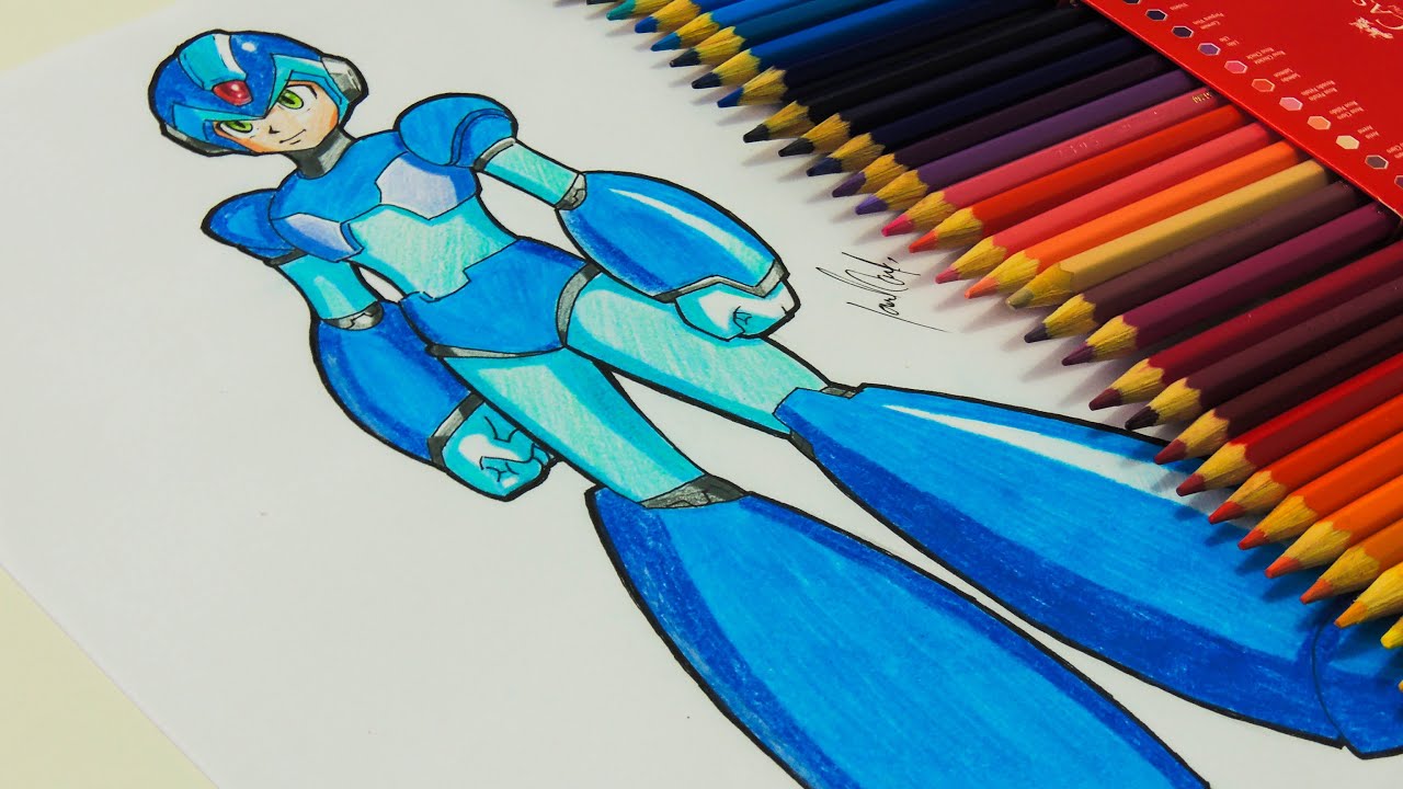 Como desenhar o megaman