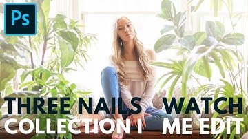 Three Nails Collection Photoshop Actions - Window Girl Edit