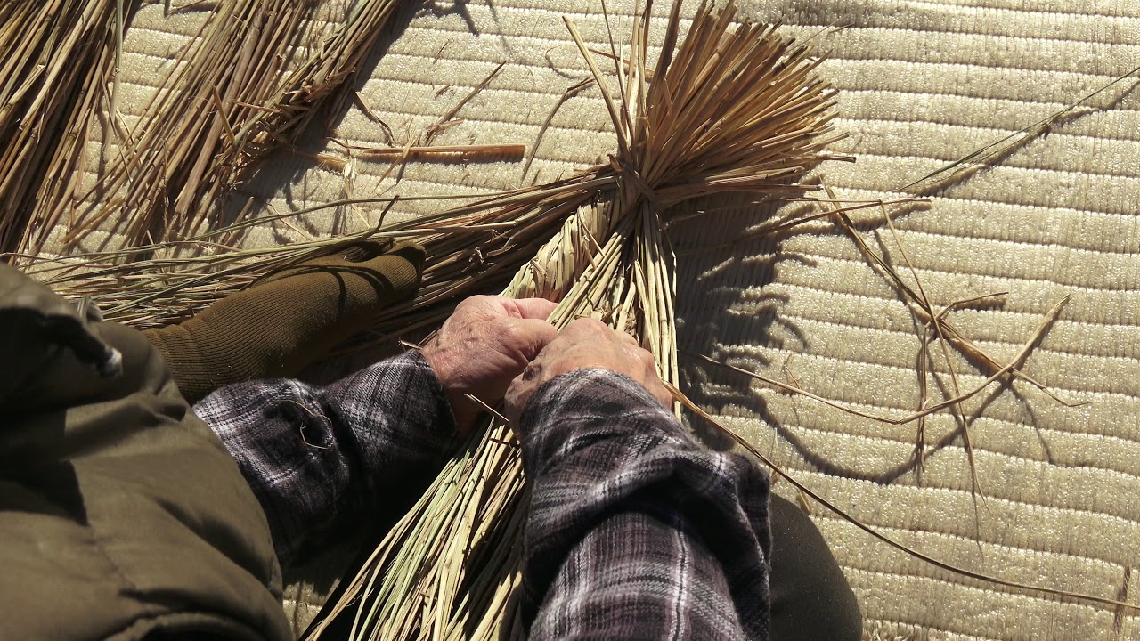 小谷村の職人に学ぶ！初心者の方向け！しめ縄の作り方動画【前編】