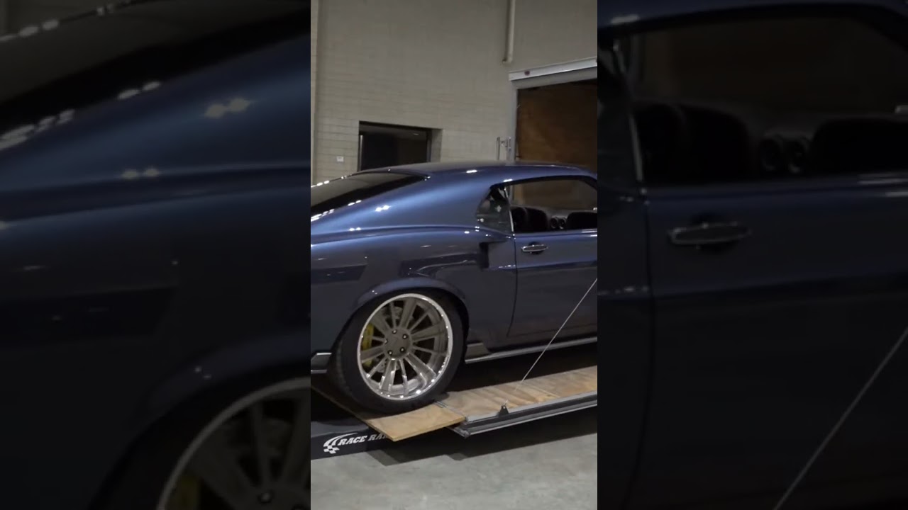 Custom-built 1969 Ford Mustang 'Blue Bayou' By Goolsby Customs Wows At World Of Wheels Car Show!