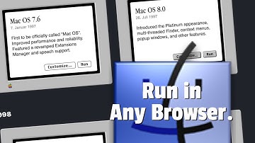 Run MacOS X FULLY IN YOUR BROWSER?! - Infinite Mac Update