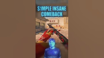 WHAT A COMEBACK BY S1MPLE! #cs2 #s1mple #dust2 #comeback #highlights