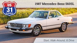 1987 MercedesBenz 560SL StartWalkAroundDrive screenshot 4