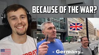 American Reacts to Asking Brits Which Country They Hate the Most