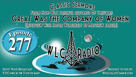 Great Was the Company of Women (Interview with Jas...