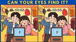 Find the Differences | Spot 3 Hidden Differences | Brain Teasers | Quiz Games for Adults | Puzzles