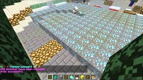 Minecraft World Edit Trolling: Diamonds to Lava!