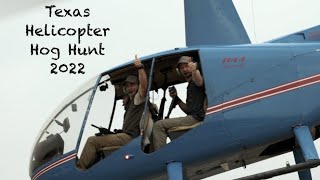 Texas Helicopter Hog Hunt