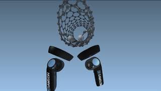 Editing carbon nanotubes in virtual reality with SAMSON