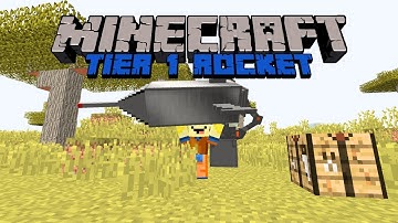 How To Craft Tier 1 Rocket In Minecraft Galacticraft