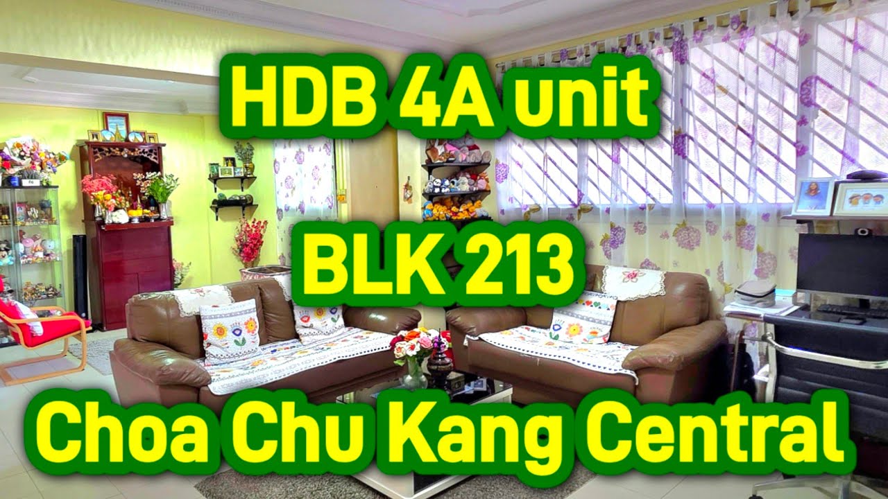 HDB 4A unit at Block 213 Choa Chu Kang Central Singapore