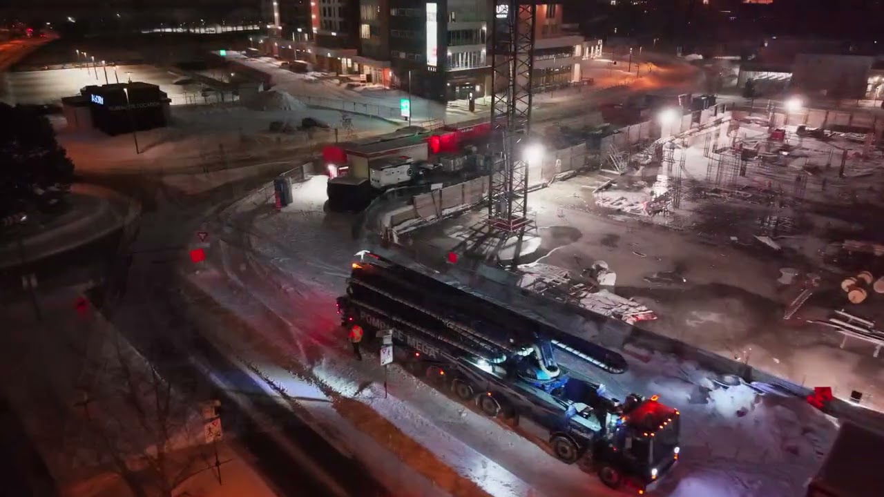 2026-02-11 Déneigement de nuit / Night snow plowing / Agora & Plateau, Gatineau