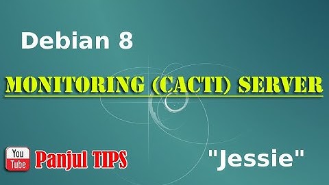 Tutorial Konfigurasi Monitoring Server CACTI Debian 8